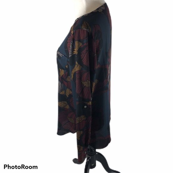 Ann Taylor Loft Floral Design‎ Tunic Shirt Small - Picture 5 of 8